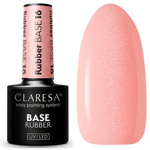 Claresa Base Rubber 16 гибрид для ногтей UV/LED