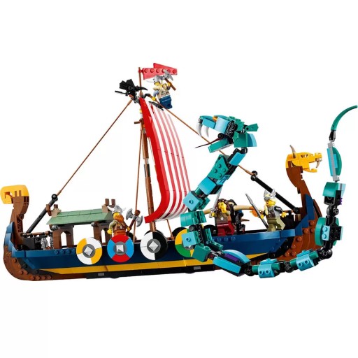 LEGO Creator 3w1 31132 Statek wikingów i wąż