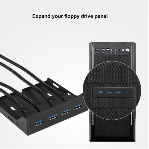 Передняя панель USB 4 USB 3.0 Два 19-контактных порта