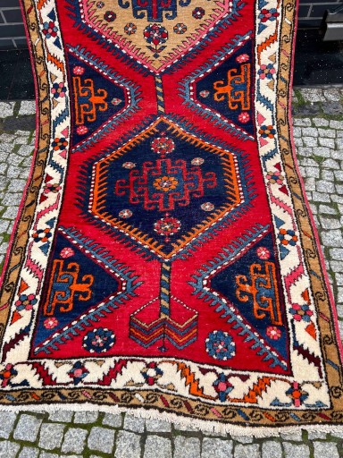 100lat IRAN VINTAGE CHODNIK AFSHAR 320x108 gal8tys
