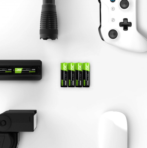8x AKUMULATORKI PALUSZKI AA R6 2000mAh BATERIE DO ŁADOWANIA LAMP SOLARNYCH