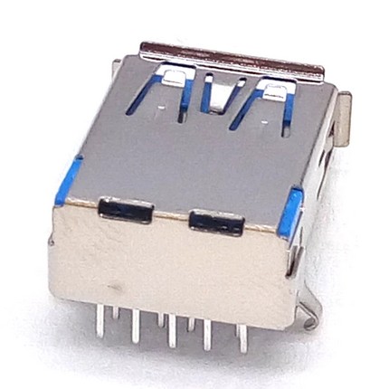 Gniazdo USB A 3.0 9 pin lutowane do płyty głównej THT DIP