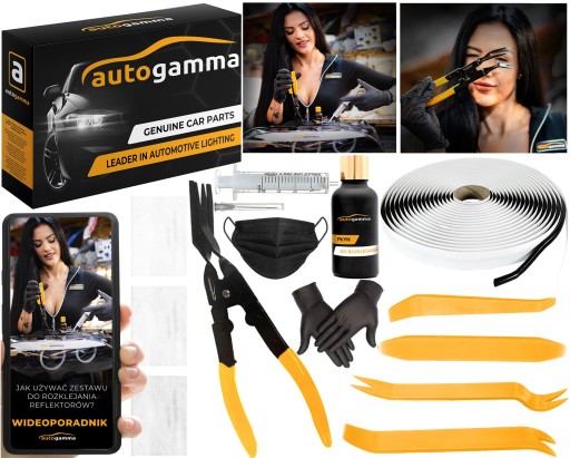 Профессиональный набор для расклейки и приклеивания ламп, Auto Gamma Hard Glue