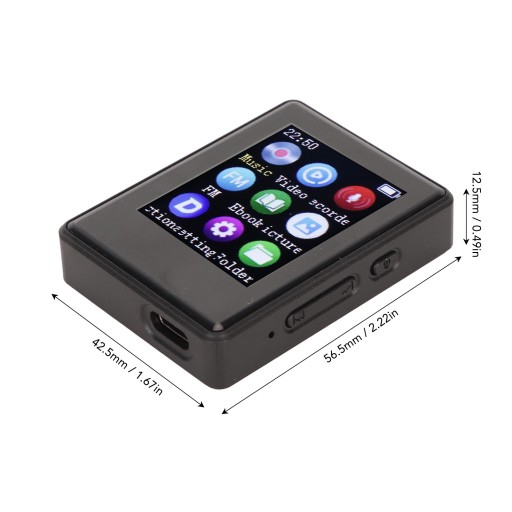MP3 MP4-ПЛЕЕР 1,77 ДЮЙМА, ЭКРАН BLUETOOTH, 8 ГБ