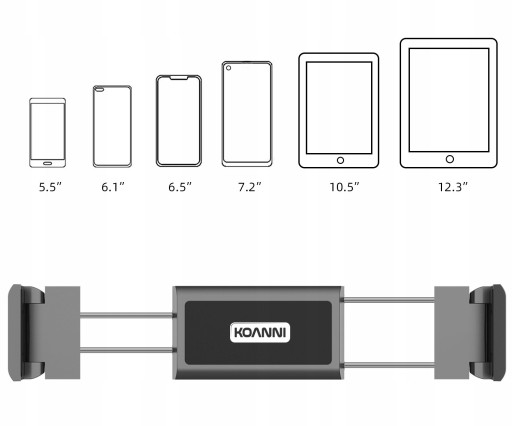 АВТОМОБИЛЬНЫЙ ДЕРЖАТЕЛЬ ДЛЯ ПОДГОЛОВНИКА ПЛАНШЕТА ТЕЛЕФОНА