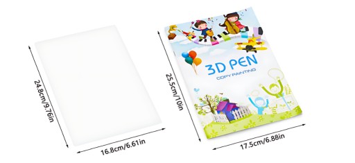 КНИГА С ШАБЛОНАМИ 3D-РУЧКИ 40 СТРАНИЦ 3D-УЗОРЫ ДЛЯ ДЕТЕЙ