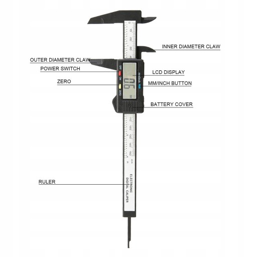 ПЛАСТИКОВЫЙ СУППОРТ VERNIUS 150MM 0.5MM