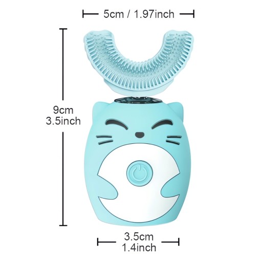 2× Szczoteczka soniczna 360 dla dzieci–360 U-shape ,Prezenty dla dzieci