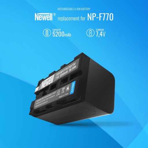 Зарядное устройство Newell DL-USB-C и 2 аккумулятора NP-F770.