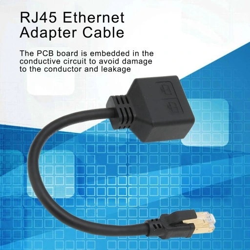 Адаптер-сплиттер LAN RJ45 2xRJ45 F