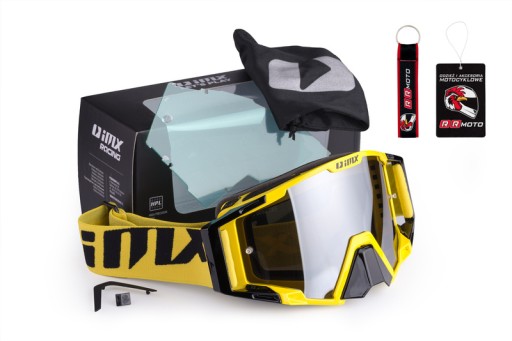 ОЧКИ ДЛЯ ЭНДУРО iMX SAND YELLOW CROSS 2 СТЕКЛА + БЕСПЛАТНО