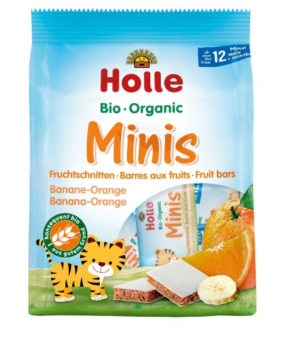 Батончики Holle BIO Organic Minis бананово-апельсиновые, 8x12,5 г