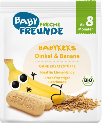 Freche Freunde BIO Печенье из спельты с бананами