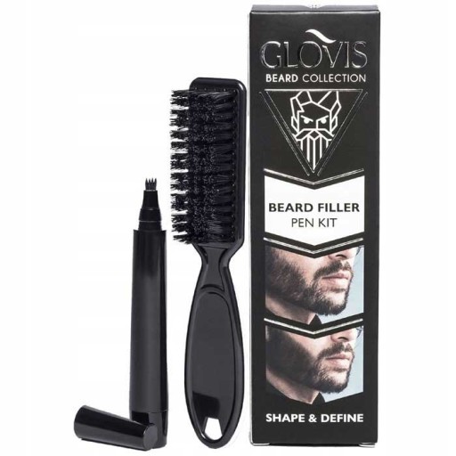 Glovis Professional Набор для бороды Филлер Масло для бритвы Ножницы Kartacz
