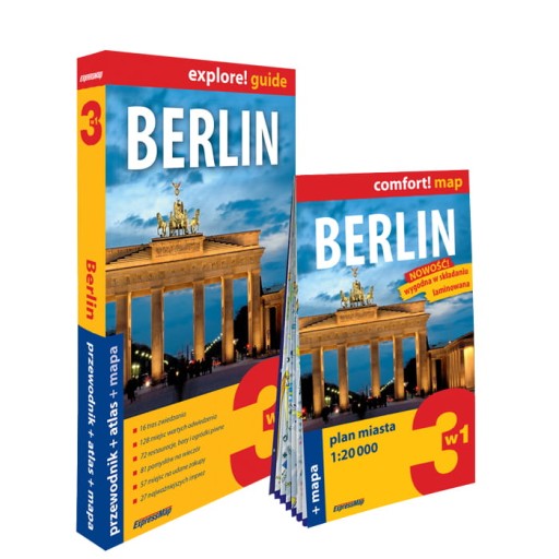 Berlin 3w1 przewodnik + atlas + mapa