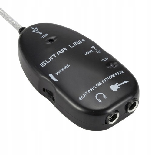 Гитарный USB-адаптер аудиоинтерфейса для гитарного ноутбука