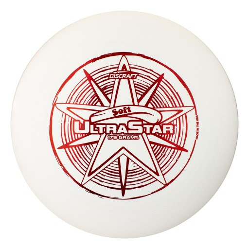 DISCRAFT DISC 175 G. Мягкий ULTIMATE ФРИСБИ Белый