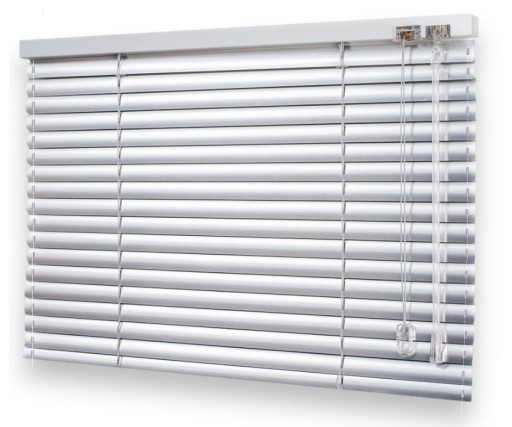 ŻALUZJE ALUMINIOWE 25 mm Z POKRĘTŁEM 150x140