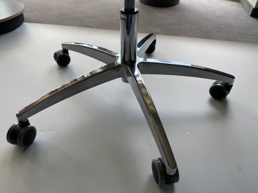 Полированное основание вращающегося кресла ALUMINIUM PFA215/690 CROSS QUALITY