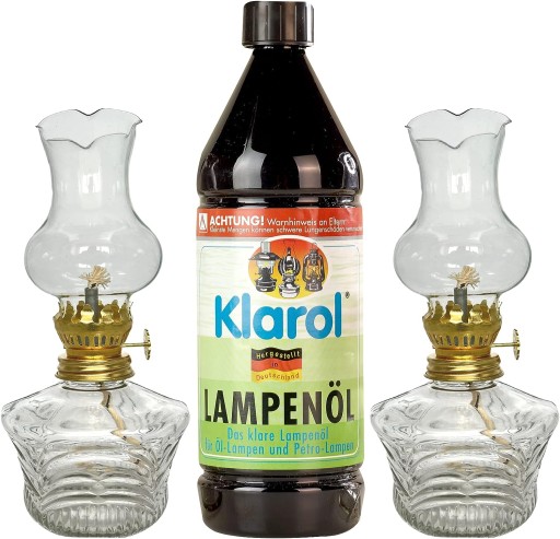2 x lampa olejowa ró?owa ze szk?a ze z?ot? oprawk?