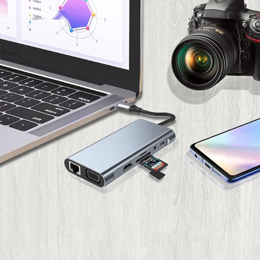 УНИВЕРСАЛЬНАЯ ДОК-СТАНЦИЯ USB-C С ПОРТОМ RJ45 ETHERNET