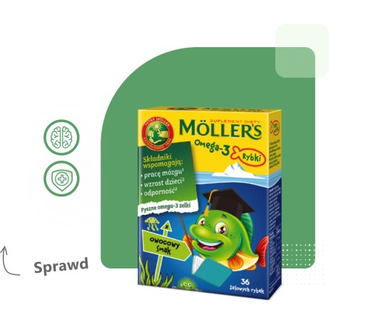 Möller's Омега-3 РЫБНЫЕ ЖЕЛЕЦЫ 36 шт ИММУНИТЕТ для детей ТРАН витамин D3