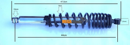 AMORTYZATOR PRZÓD 44 CM QUAD BUGGY GOKART 150 250 250