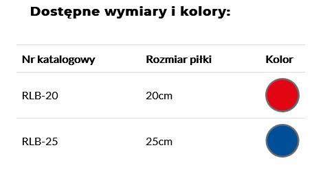 PIŁKA REHABILITACYJNA MIDI REH 25 cm