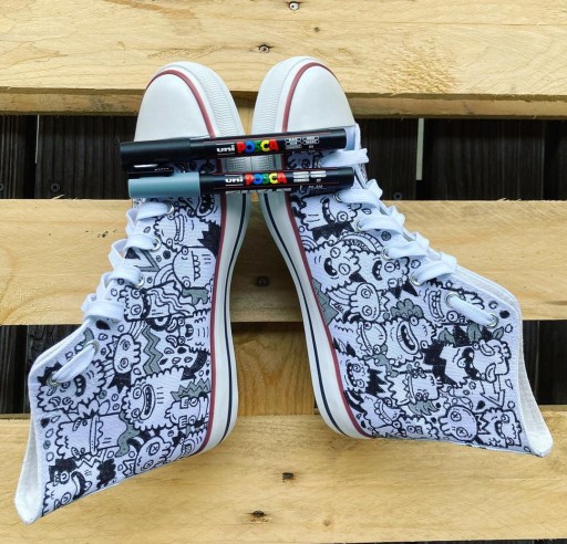 Маркер Posca PC-3M с краской для плакатов, набор из 8 шт.