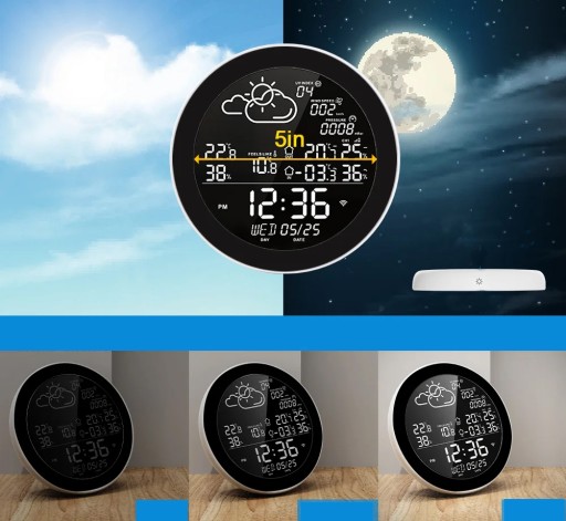 WIFI TUYA SMART метеостанция 3x датчик
