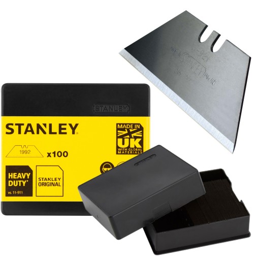 STANLEY BLADE 11-921 ТРАПЕЦЕИДАЛЬНЫЙ ДЛИННЫЙ 100 шт.