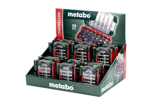 Набор бит Metabo 29 штук + светодиодный фонарик