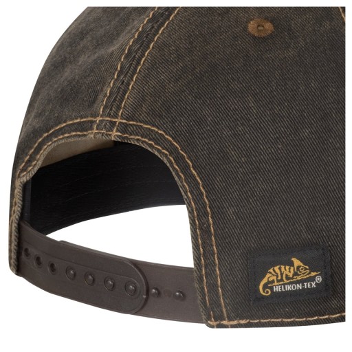 CZAPKA Z DASZKIEM BASEBALL HELIKON SNAPBACK BROWN