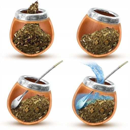 Стартовый набор Yerba Mate Gourd Bombilla 10х50г