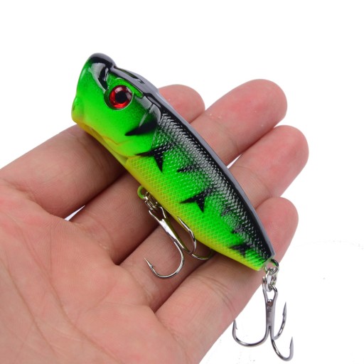 Воблер POPPER FLOPPER PERCH PIKE F141 ЗЕЛЕНЫЙ