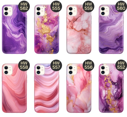 ETUI DO IPHONE 11 WZORY RÓŻOWY MARMUR PURPURA RÓŻ MARMUR OBUDOWA POKROWIEC