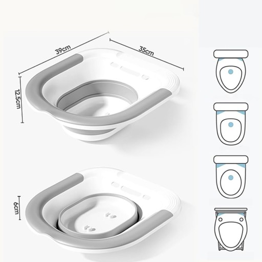MISKA DO PODMYWANIA NAKŁADKA BIDET DO TOALETY SANITARNY NASIADÓWEK NA SEDES