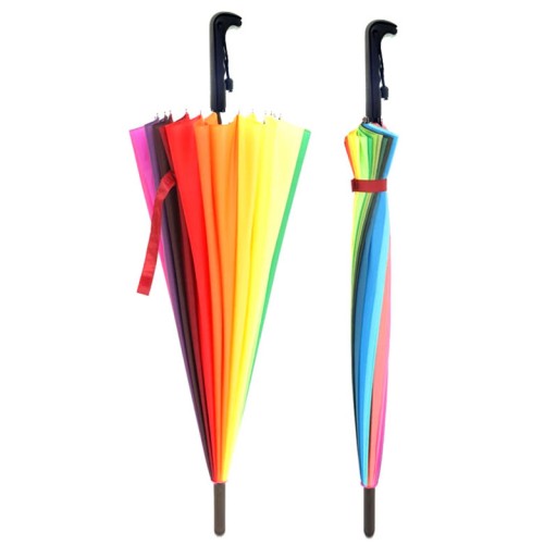 Автоматический зонт от дождя Rainbow, большой, XL, 115 см.