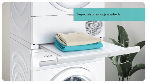 SIEMENS WM14N277PL стиральная машина + сушильный комплект + РАЗЪЕМ + WT45HVEEPL iQ300