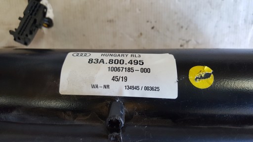 Прицепное устройство AUDI Q3 RSQ3 83A800495 снятие