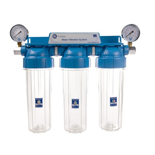 Фильтр для очистки воды от железа 3/4 дюйма Aquafilter + манометры