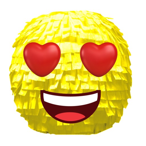 PINIATA Emotka Serce 90 CM Solidna