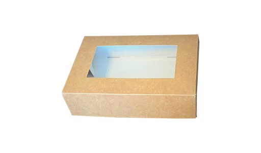 10x Коричневая коробка для суши 32x32x5 см