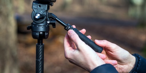 Штатив с функцией монопода - Fotopro X-Airfly Max Video - оранжевый