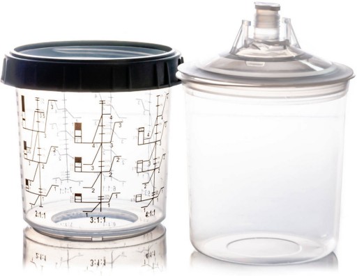 PPS KUBEK WKŁAD 650ml+wieczko SITKO 190mikron 157