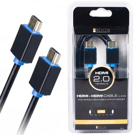 KABEL HDMI 2.0 4K 3D UHD 1,5m PROFESSIONAL v2.0