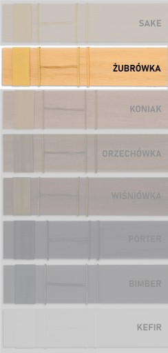 Żaluzje Drewniane Abachi na wymiar CLICKY 50mm 180x200cm