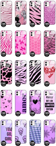 Чехол Стеклянный чехол для IPHONE 12 Feminine Girl Designs