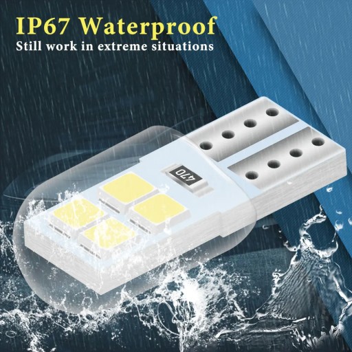 10x W5W Led T10 Canbus 3030 8SMD Салон автомобиля