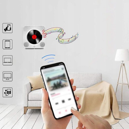 ПОРТАТИВНЫЙ CD-ПЛЕЕР BLUETOOTH ДИНАМИК FM-РАДИО
